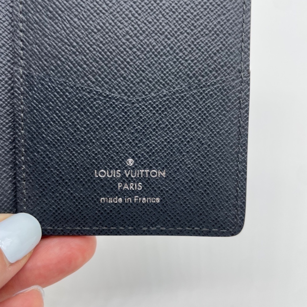 LOUIS VUITTON Navy Epi Leather Pocket Organizer; excellent condition - Picture 5 of 8